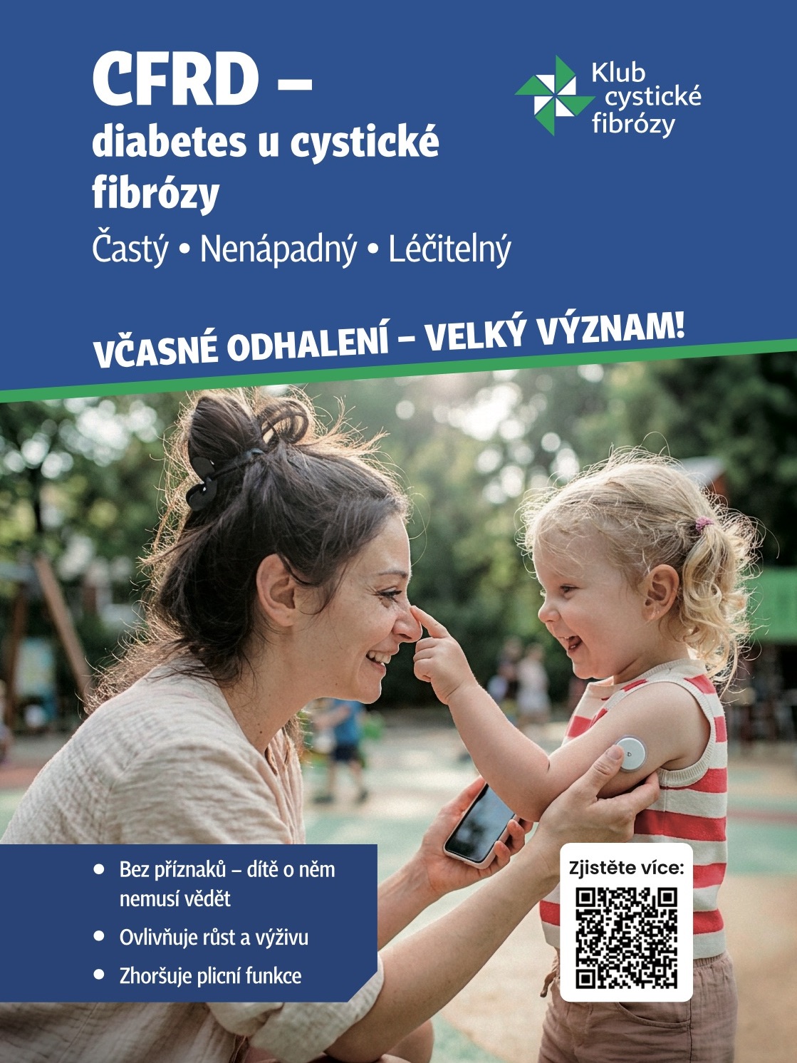 CFRD – diabetes u cystické fibrózy: Včasné odhalení – velký význam!