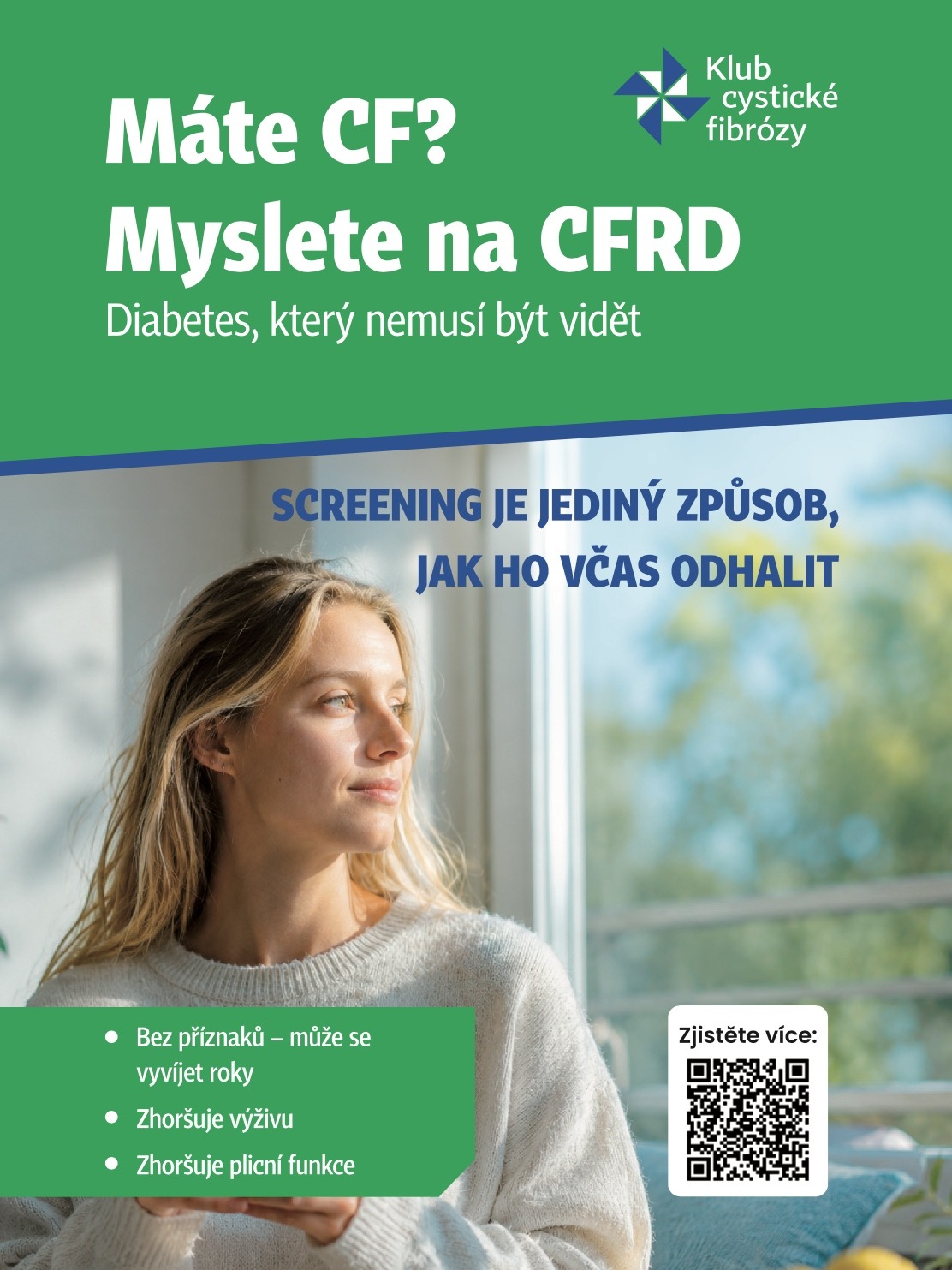 Máte CF? Myslete na CFRD: Diabetes, který nemusí být vidět