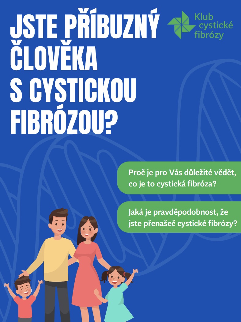 Jste příbuzný člověka s cystickou fibrózou?