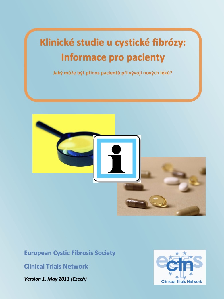 Klinické studie u cystické fibrózy: Informace pro pacienty